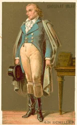 Friedrich von Schiller, poète, philosophe, historien et dramaturge allemand